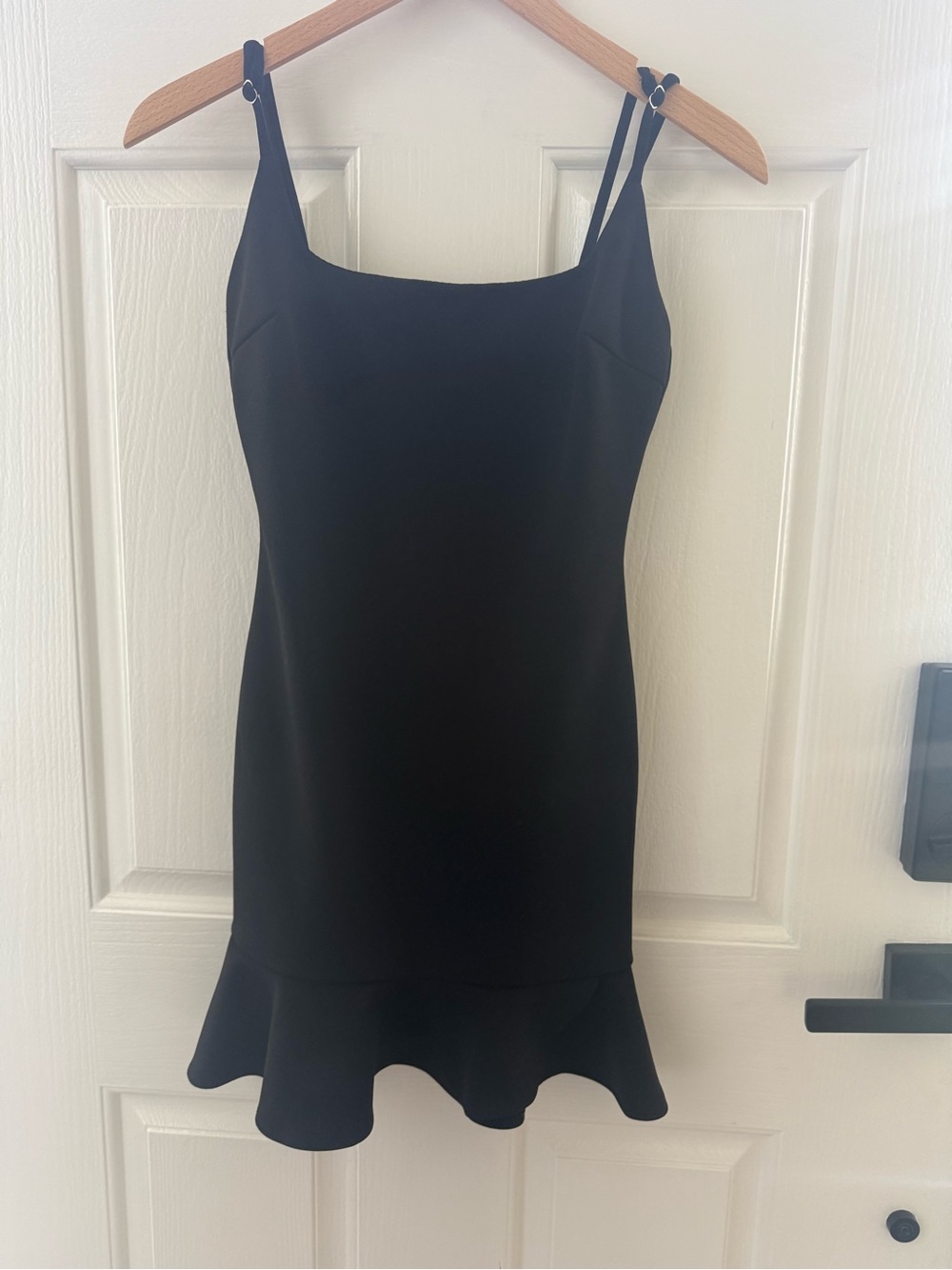 Lulus black mini dress.